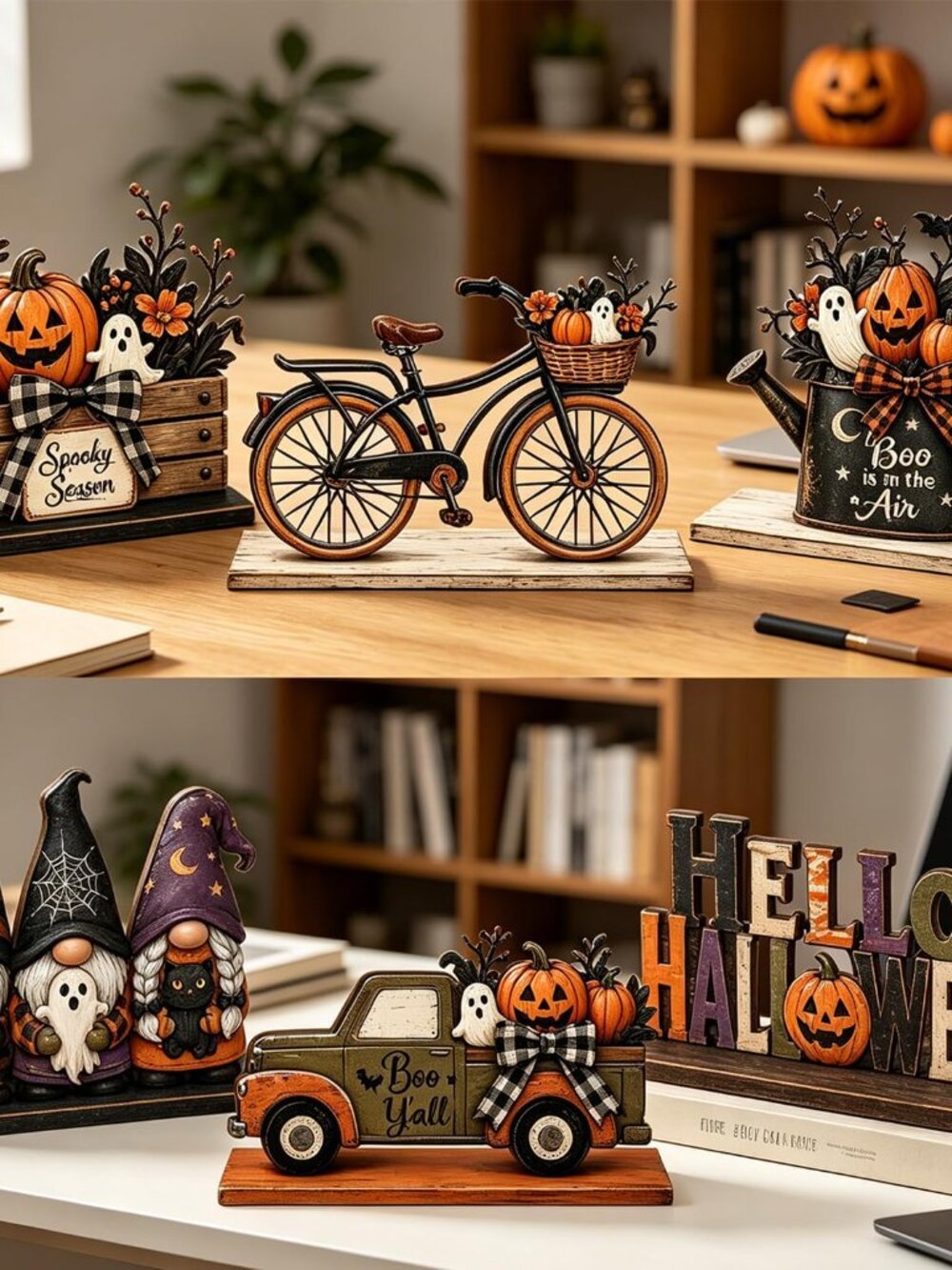 Halloween Decor Indoor, Halloween Table Decorations Indoor for Home - Picture 2 of 5